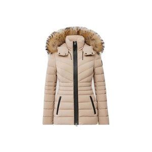 NWT Mackage Women's Patsy Jack with Fur Camel (LARGE)